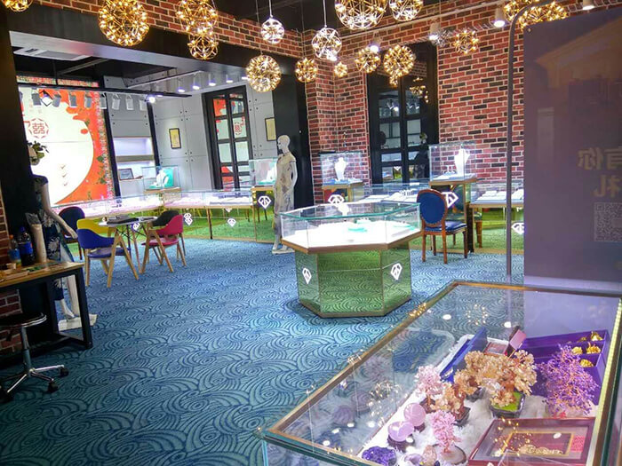 TF珠宝城—玻璃珠宝首饰展示陈列展柜柜台